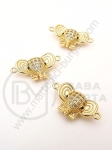 Element elefant 23x12mm cu zirconiu forjat 1 bucată 305122