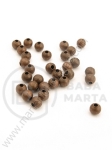 Bilă metalică 4mm cupru gaură 1mm 50 buc 301538