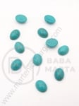 Caboșon turcoaz 6x8x3mm 1 pachet 10 buc 191198