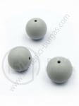 Bilă de mărgele din silicon cu gaură de 20 mm, 2 mm, 1 paquet, 2 pc. 317118