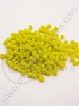 Sticla margele galbene solide 3mm 50g 333032