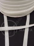 Panglică de catifea 10mm albă 5 metri 421234