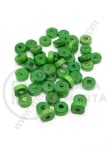 Șaibă de lemn 8x3.5mm verde 1 pachet 40g ~400 buc 321109