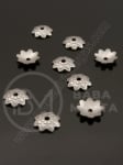 Capac de floare 7x1.5mm steel gaură 1mm 10 buc 309472