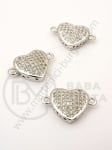 Element de conectare tip inimă 18x12mm 1 bucată 305353