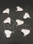 Element de conectare inimă OȚEL 12x11x0.7mm 1 pachet 10 bucăți 305656