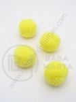 Pompom 20mm calitate Galben extra 1 pachet 20 buc 461222