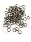 Inel metalic 5x1mm culoare grafit 1 pachet 200 buc 302118