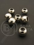 Bilă SSV 10x12mm color nichel gaură 5.5mm ~30buc 318260