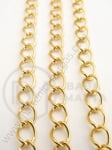 Lanț metalic 7x9x1.5mm culoare aurie 1 metru 301250