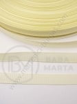 Panglică de satin 20mm, ruptă, galben oçetre, 1 pachet, 3 meters, 451524