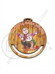 Figurină din lemn 45mm cu Baba Marta 1 pack 5 pcs 182548
