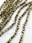 Poligon de hematit 3,8~4mm gaură 1mm ~40cm ~100buc 1buc 353224
