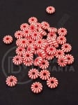 Șaibă 8,5x3mm alb-rosu 1 pachet 40g ~280 buc 311390