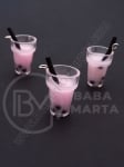 Pandantiv borcan plastic 20x13mm cu cocktail de fructe 1 paquet 2 pieces 335552