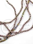 Mărgele de hematit fațetate, nemagnetice, 2mm, 40cm ~200 buc 1 buc 352516