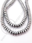 Abac hematit nemagnetic 6x3mm argintiu ~140 buc 1 buc 351972