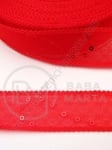 Panglică rouma 26mm cu paiete 1 pachet 5 metri 451412