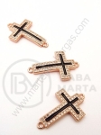 Element cruce 23x14mm cu zirconiu forjat 1 bucată 305140
