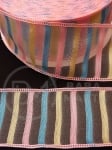 Panglică organza colorată 38mm, 1 pachet, 5 metri, 451427