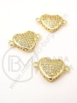 Element de conectare tip inimă 18x12mm 1 bucată 305354