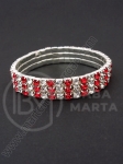 Martenitsa metalică cu cristale elastice 1 pachet 12 buc 105134