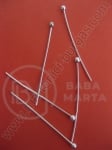 Element de conectare 30x0.5mm cu bila 1.5mm color alb 1 pachet 50 buc 301180