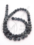 Bilă de fulg de nea din obsidian 6mm mată ~61 buc 1 buc 352620