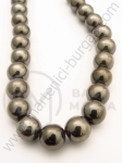 Mărgele de sticlă 12mm grafit ~28 bucăți 1 bucată 343147