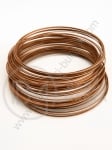 Brațără sârmă 55x0.6mm cupru 50 spire 301231