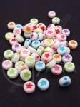 Mărgele 7x4mm stea colorată MIX 1 pachet 40g ~300 buc 312652