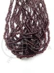 Mărgele cehe PRECIOSA din glass 2mm ~55cm şir 1 paket 12 şiruri 331830