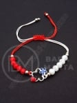 Margele metallice Martenitsa si cristale 1 pachet 12 buc 104580