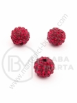 Mărgele Shamballa 10mm roșu închis 1 buc. 309979