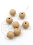 Bilă de mărgele din silicon 12mm gaură 1.5mm 1 paquet 5 buc 317054