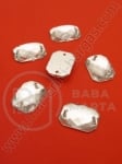 Piatră acrilică 10x14mm albă pentru cusut 50 buc 153053