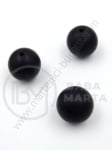 Bilă de mărgele din silicon cu gaură de 20 mm, 2 mm, 1 paquet, 2 pc. 317105