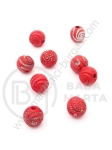 Glob de trandafiri 10mm pietricele imitație roșii 1 pachet 40g ~78 buc 311438