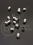 Mărgele 4x4mm OȚEL (304) gaură 3mm 1 pachet 10 buc 307911