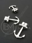 Închizatore metallice anchoră 30x20mm color argintie 1 pachet 3 buc 306269