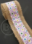 Bandă de pânză de sac cu bandă textilă width 50mm - length ~2 meters 1 rollă 462081