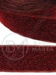 Panglică bordo 38mm cu șnur 1 pack 5 meters 451445