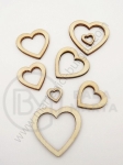 Mixture de inimioare 8~30x8~30x2.5mm lemn 1 pachet 20 buc 182187