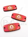 Țiglă de lemn 33x16mm CSKA gaură 4x2mm 1 pachet 10 buc 182354