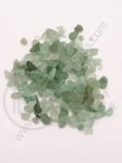 Așchii de aventurină naturală verde 2~8x2~4mm fără gaură 1 pachet 40g 355266