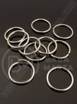 Inel metalic 14x1.2mm culoare argintie 1 pachet 100 buc 301070