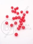 Mărgele în relief 6mm perla roșie 1 pachet 40g ~400 buc 312101