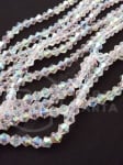 Sfoară de vitola 4x4mm transparentă arc AB ~95 buc ~36cm 1 buc 343597