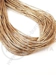 Shiny brocart din piele ecologică 2mm auriu dark 5 meters 421195