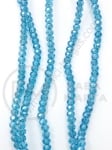 Șir de cristale ~3x~2.5mm gaură efect AB 0.8mm ~160 pcs ~40cm 1 buc 342670